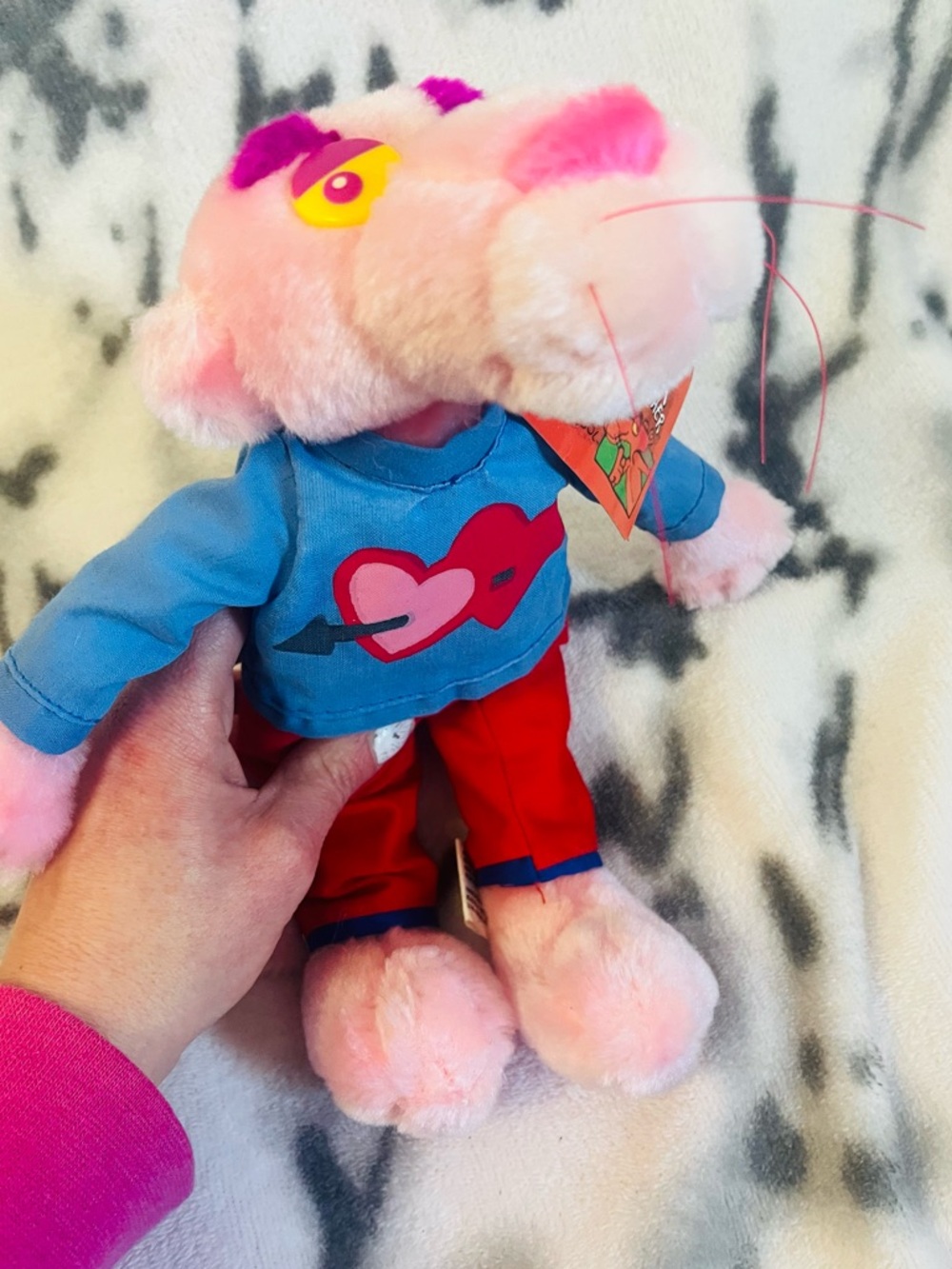 1999 Pink Panther in Pajama’s 18” Plush Toy by Kellytoys - NWT